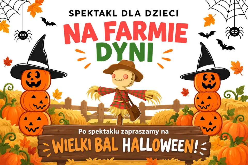 Na Farmie Dyni - spektakl dla dzieci i bal halloween