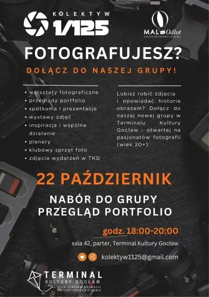 Nabór do grupy fotograficznej i przegląd portfolio