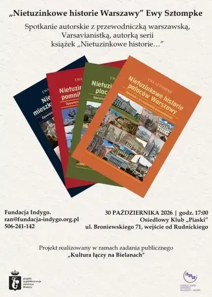 Nietuzinkowe historie o Warszawie - spotkanie z przewodniczką Ewą Sztompke
