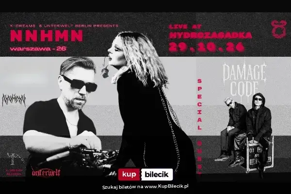 NNHMN + Damage Code-Darkwave, EBM, Synthpop, Post Punk, Goth