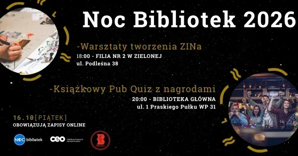 Noc bibliotek 2026 w Wesołej
