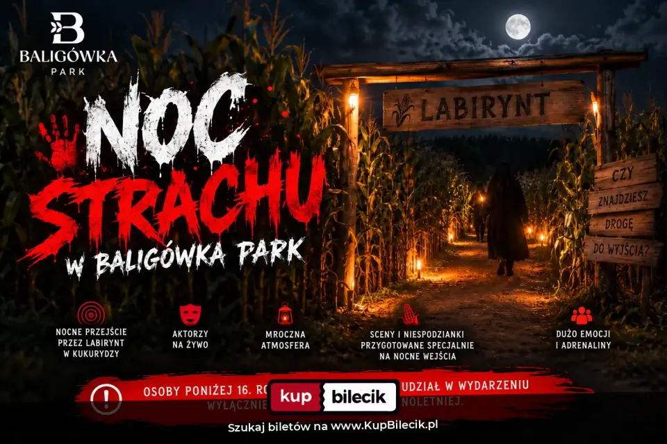 Noc strachu w Baligówka Park