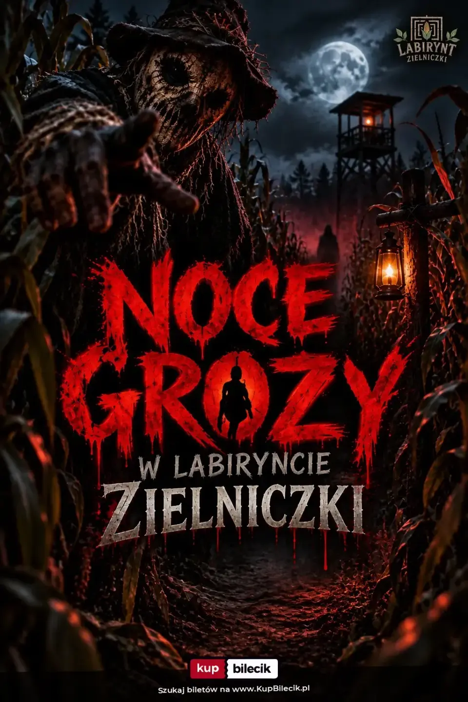 Noce grozy w Labiryncie Zielniczki