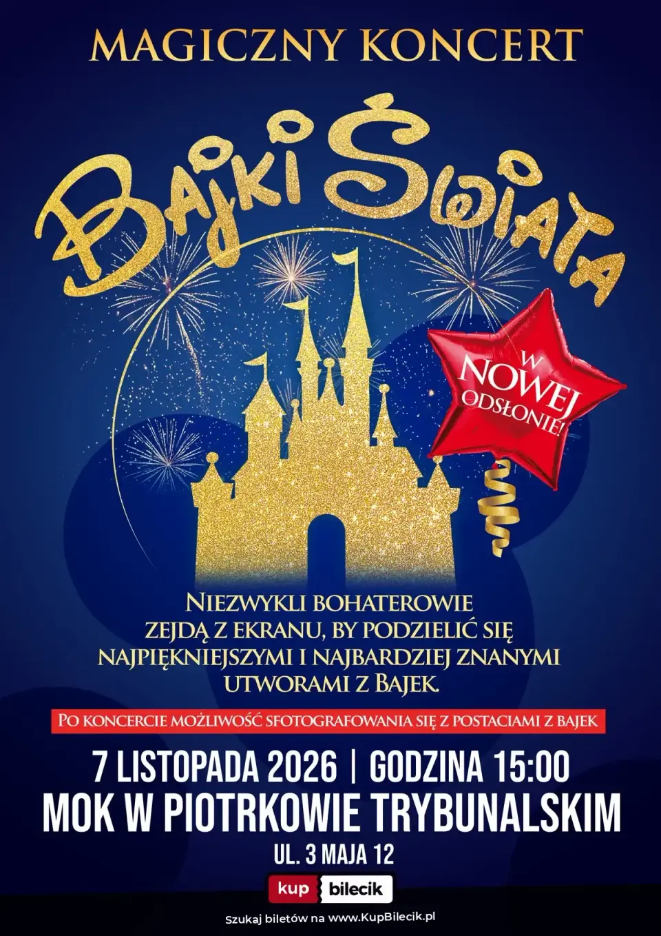 Ogólnopolski bestseller koncertowy - "Magiczny Koncert - Bajki Świata"