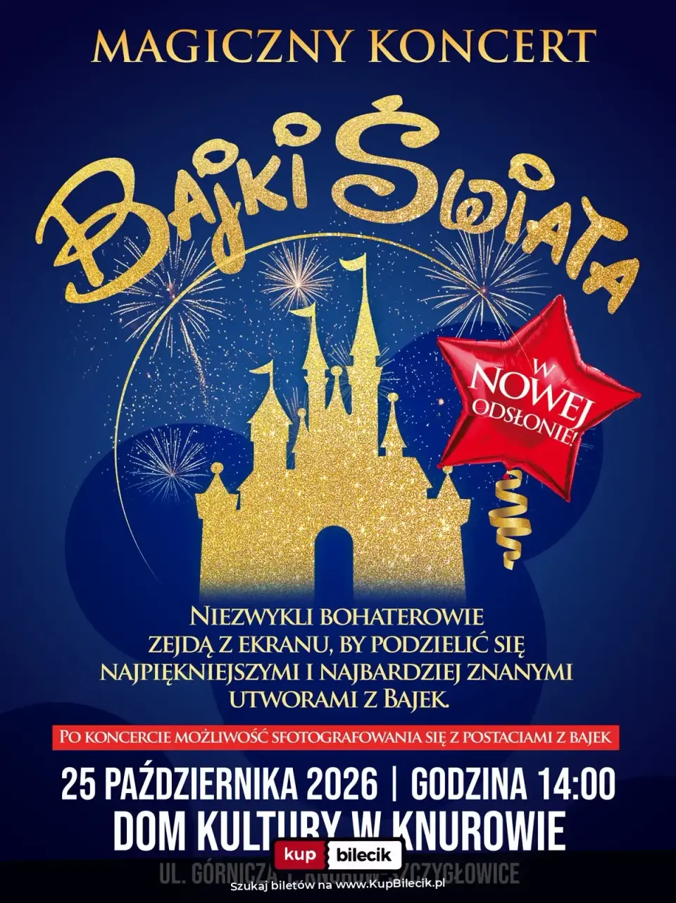Ogólnopolski bestseller koncertowy - "Magiczny Koncert - Bajki Świata"