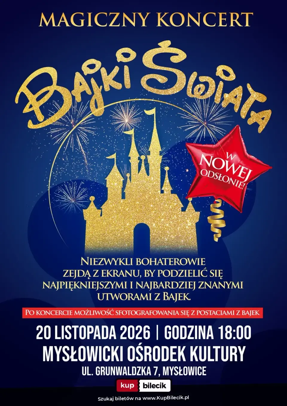 Ogólnopolski bestseller koncertowy - "Magiczny Koncert - Bajki Świata"