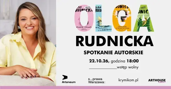 Olga Rudnicka - spotkanie autorskie