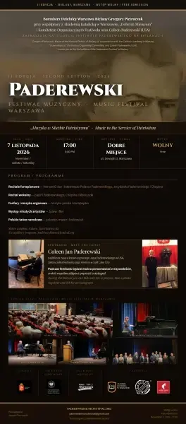 Paderewski Music Festival 2026 – koncert muzyki polskiej