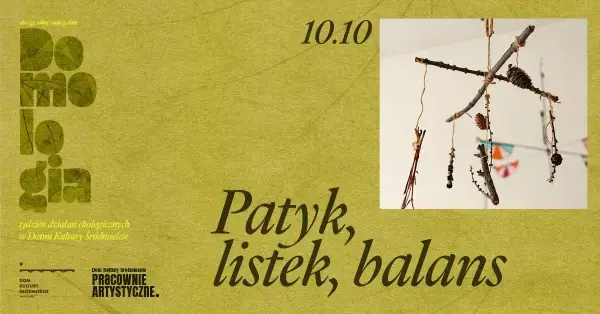 Patyk, listek, balans • Twórczy spacer dla dzieci