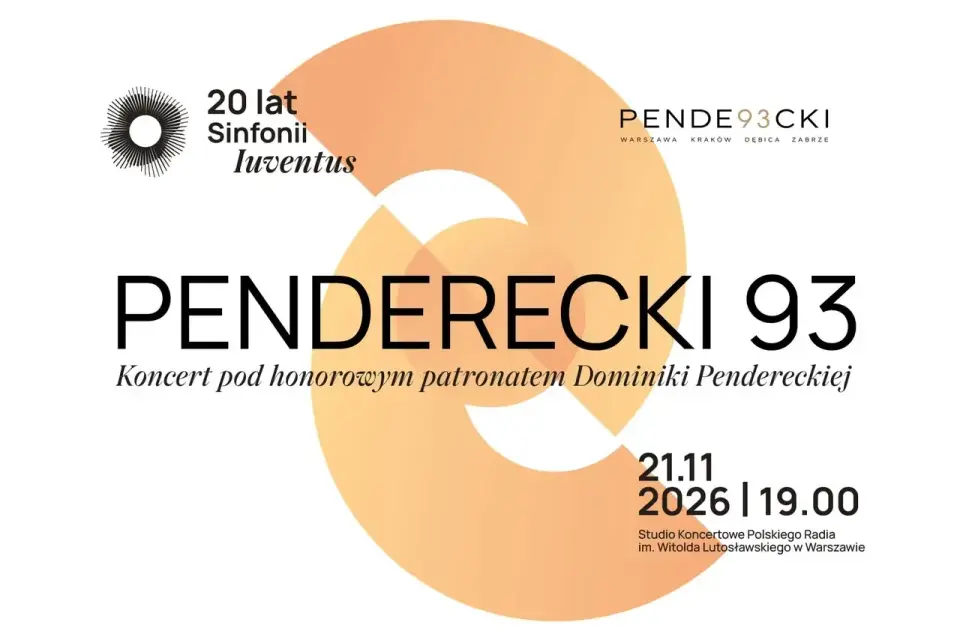 Penderecki 93 Koncert pod honorowym patronatem Dominiki Pendereckiej