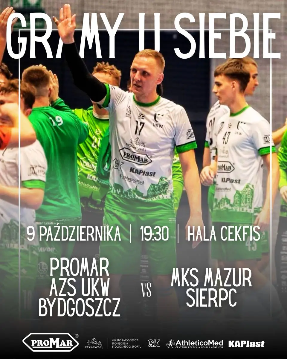 Piłka ręczna PROMAR AZS UKW Bydgoszcz - MKS Mazur Sierpc