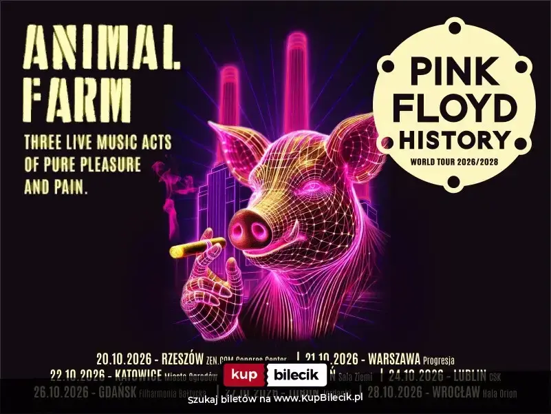 Pink Floyd History – Animal Farm World Tour 2026