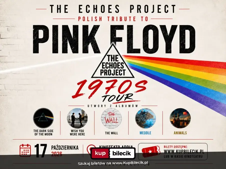 Pink Floyd Tribute (The Echoes Project)- 1970s Tour