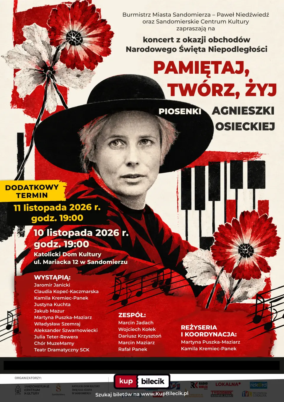 Piosenki Agnieszki Osieckiej – Pamiętaj, twórz, żyj