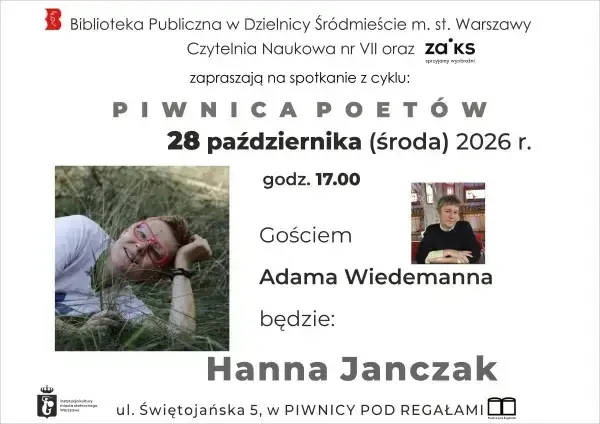 "Piwnica Poetów" Hanna Janczak vs. Adam Wiedemann