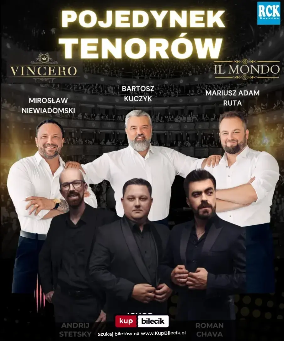 Pojedynek Tenorów: Tenorzy Vincero & Tenorzy Il Mondo
