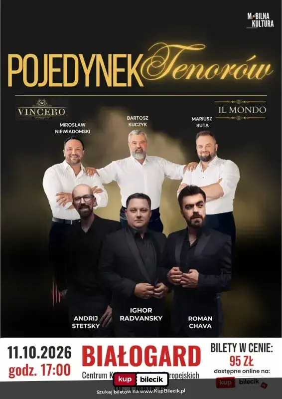 Pojedynek Tenorów: Tenorzy Vincero & Tenorzy Il Mondo
