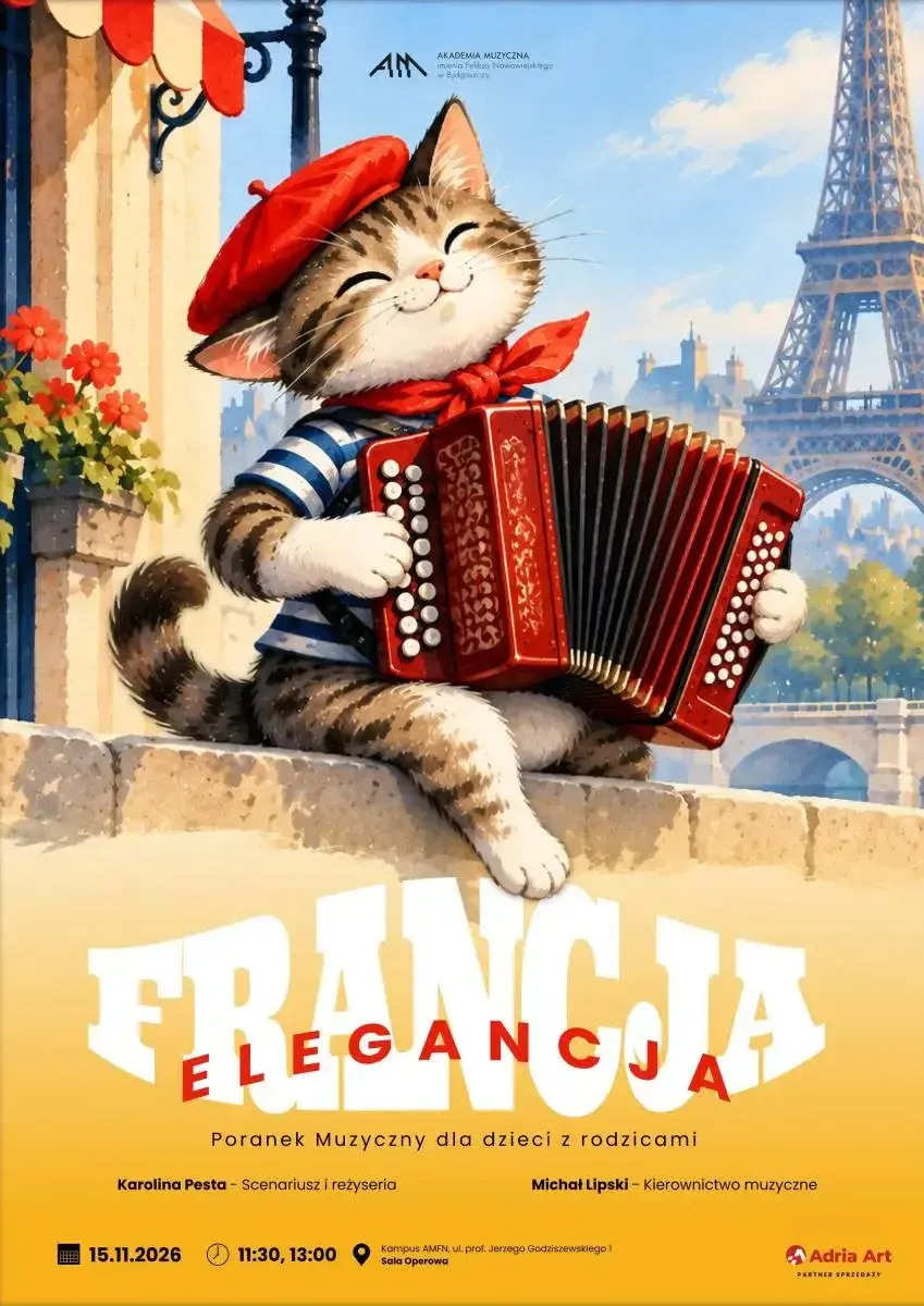 Poranek Muzyczny dla dzieci z rodzicami - Francja Elegancja
