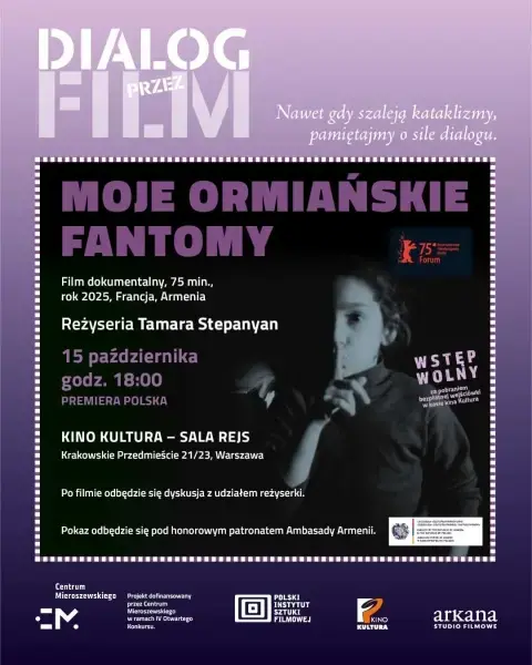 Premiera filmu dokumentalnego “Moje ormiańskie fantomy” z udziałem ekspertów
