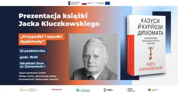 Prezentacja książki Jacka Kluczkowskiego „Przypadki i wpadki dyplomaty”