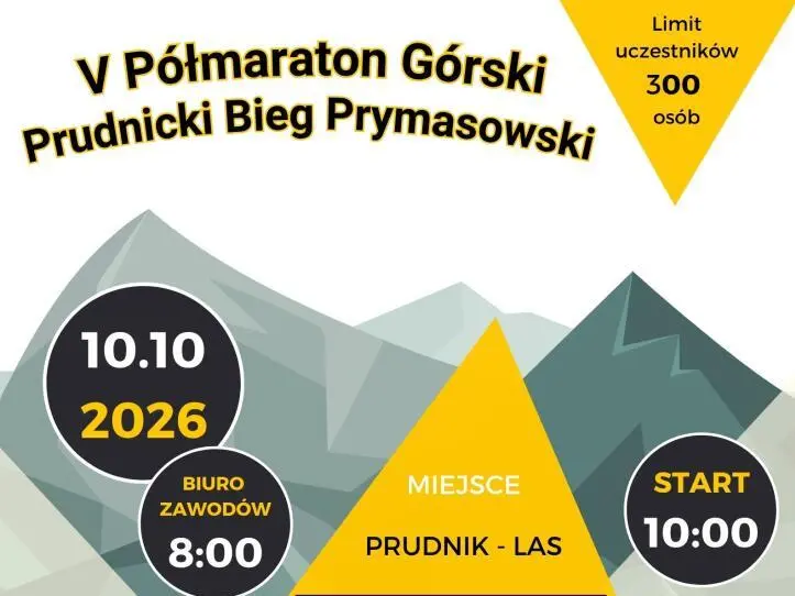PRUDNIK-LAS | V PÓŁMARATON GÓRSKI - PRUDNICKI BIEG PRYMASOWSKI