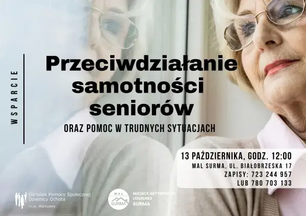 Przeciwdziałanie samotności seniorów oraz pomoc w trudnych sytuacjach