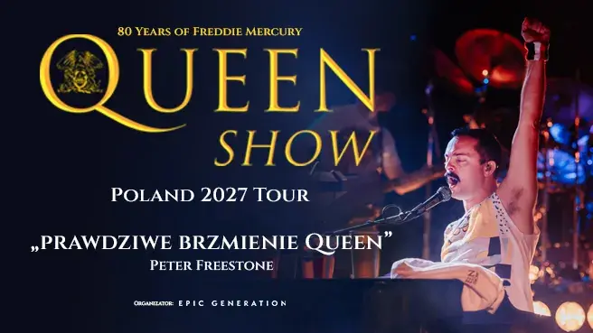 QUEENSHOW – Poland 2027 Tour: 80 Years of Freddie Mercury