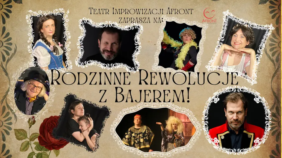 "Rodzinne Rewolucje" - komedia improwizowana na żywo w wykonaniu Teatru Improwizacji Afront
