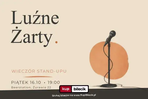 Roman Kostelecki – Wieczór Stand-upu "Luźne Żarty" x 16.10