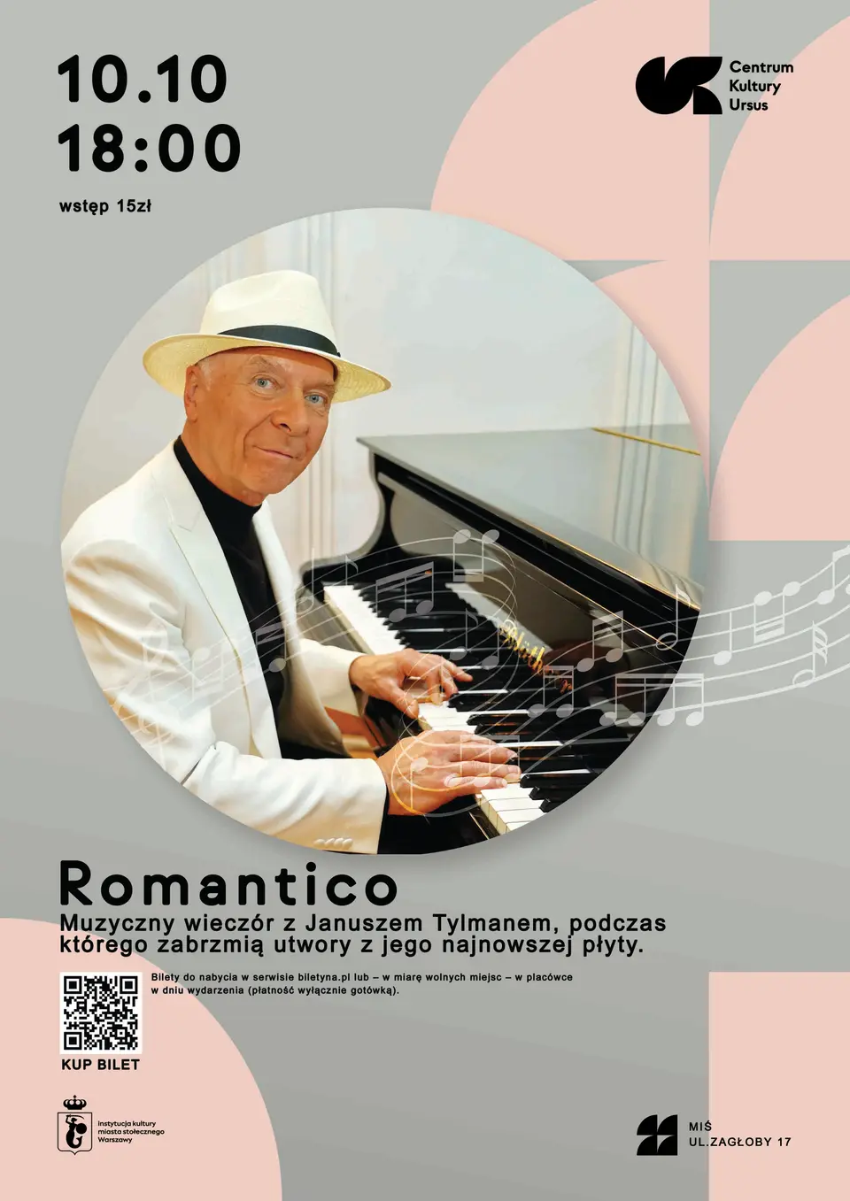 „Romantico” – muzyczny wieczór z Januszem Tylmanem