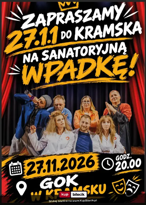 "Sanatoryjna wpadka" w wykonaniu teatru KSARA