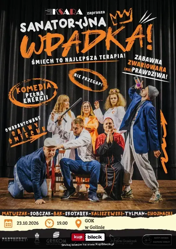 "Sanatoryjna wpadka" w wykonaniu teatru KSARA