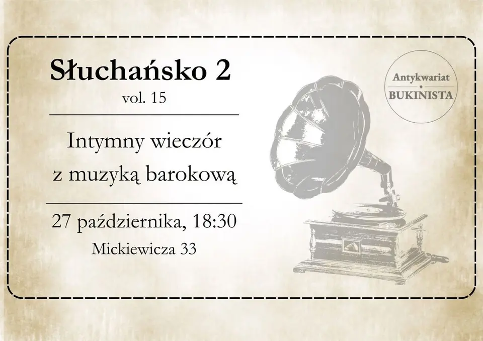 Słuchańsko 2, vol. 15: Intymny Wieczór z Muzyką Barokową