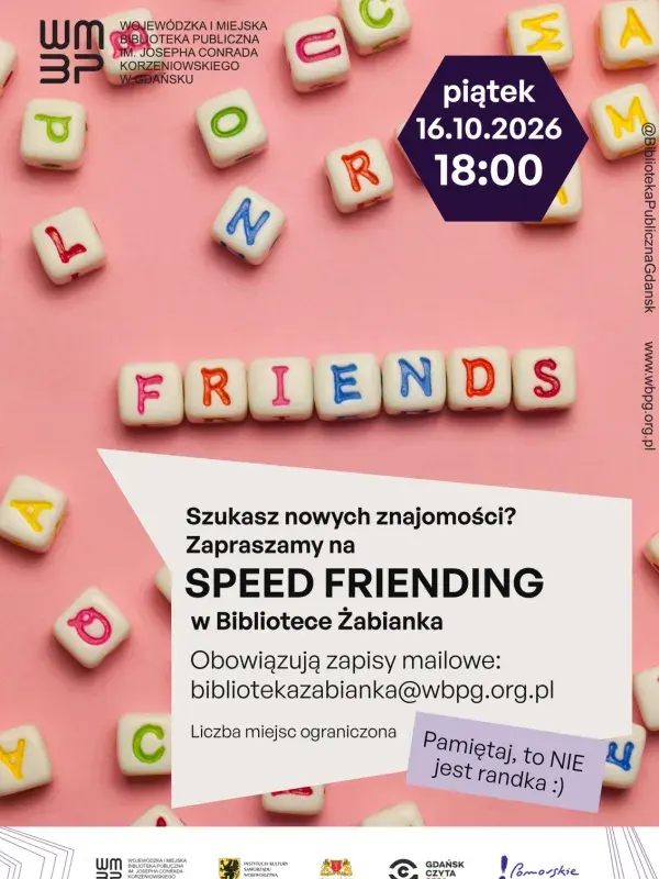 Speed Friending w Bibliotece Żabianka
