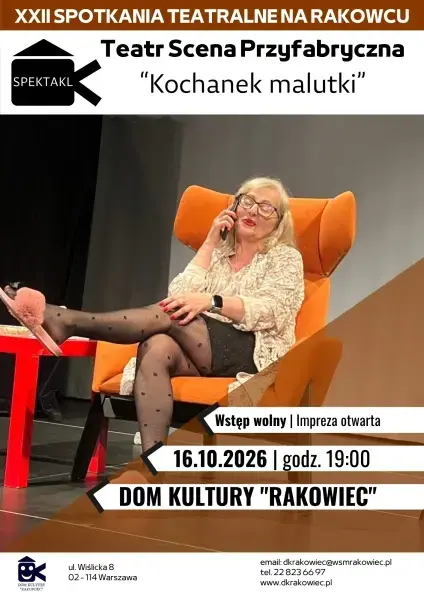 Spektakl "Kochanek malutki" Teatr Scena Przyfabryczna