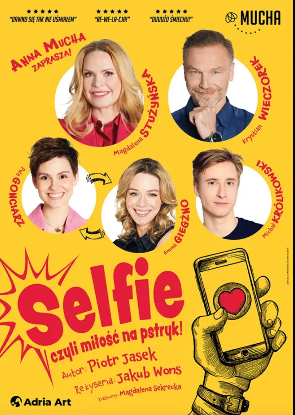 Spektakl: Selfie, czyli miłość na pstryk!