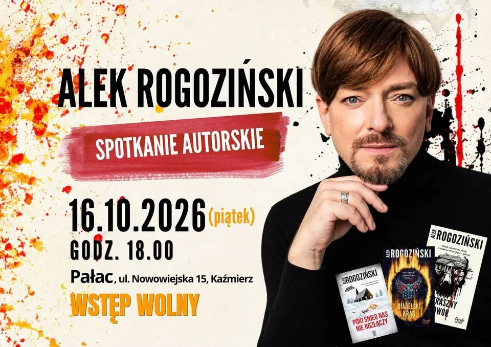 SPOTKANIE AUTORSKIE - Alek Rogoziński