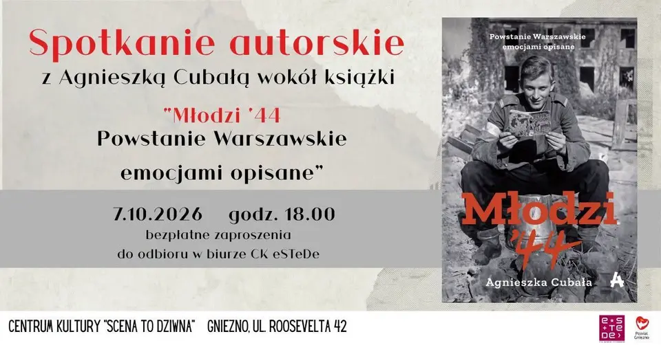 Spotkanie autorskie z Agnieszką Cubałą wokół książki "Młodzi '44" [7.10.2026]