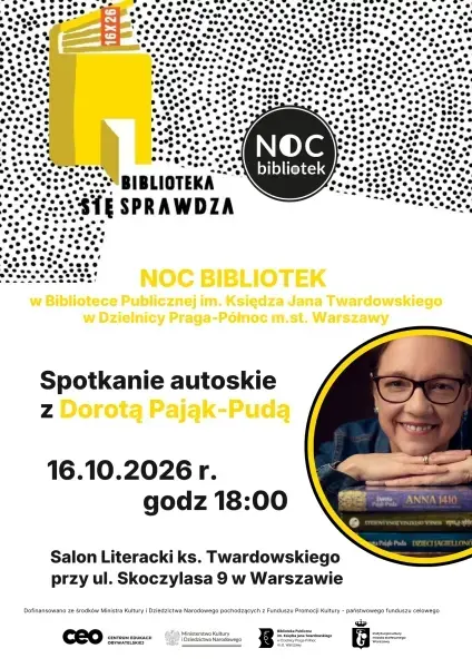 Spotkanie autorskie z Dorotą Pająk-Pudą