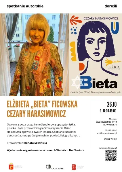 Spotkanie autorskie z Elżbietą „Bietą" Ficowską i Cezarym Harasimowiczem