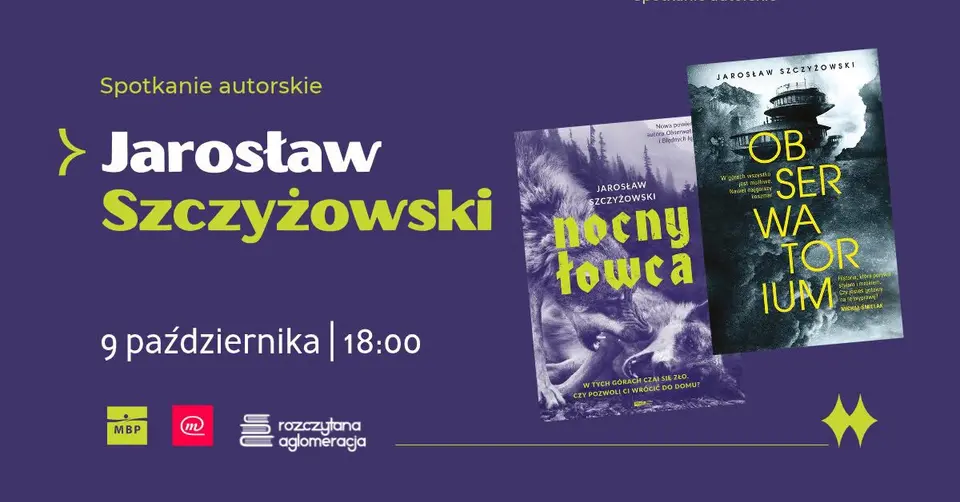 Spotkanie autorskie z Jarosławem Szczyżowskim