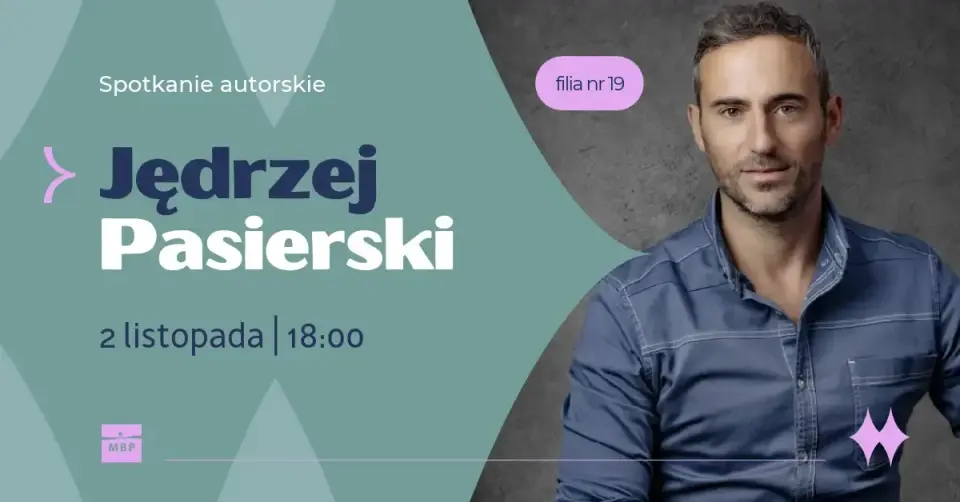 Spotkanie autorskie z Jędrzejem Pasierskim