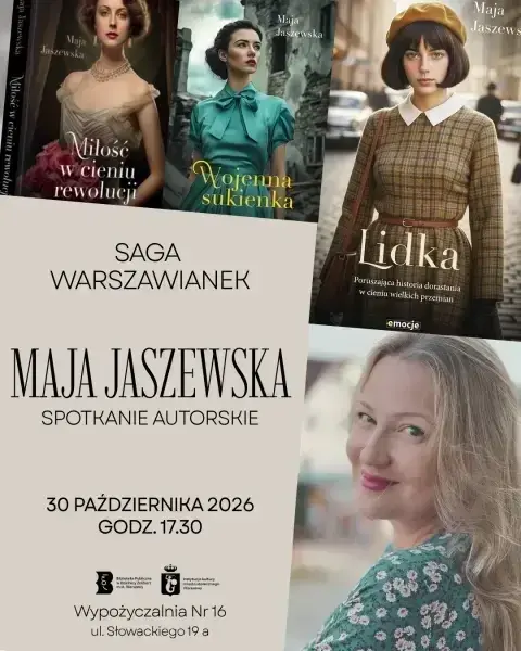 Spotkanie autorskie z Mają Jaszewską