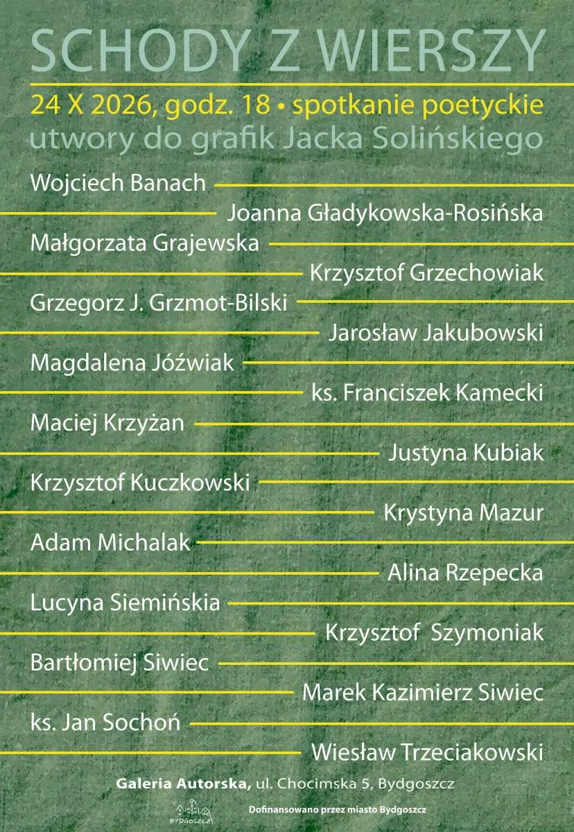 Spotkanie poetyckie pt. "Schody z wierszy"