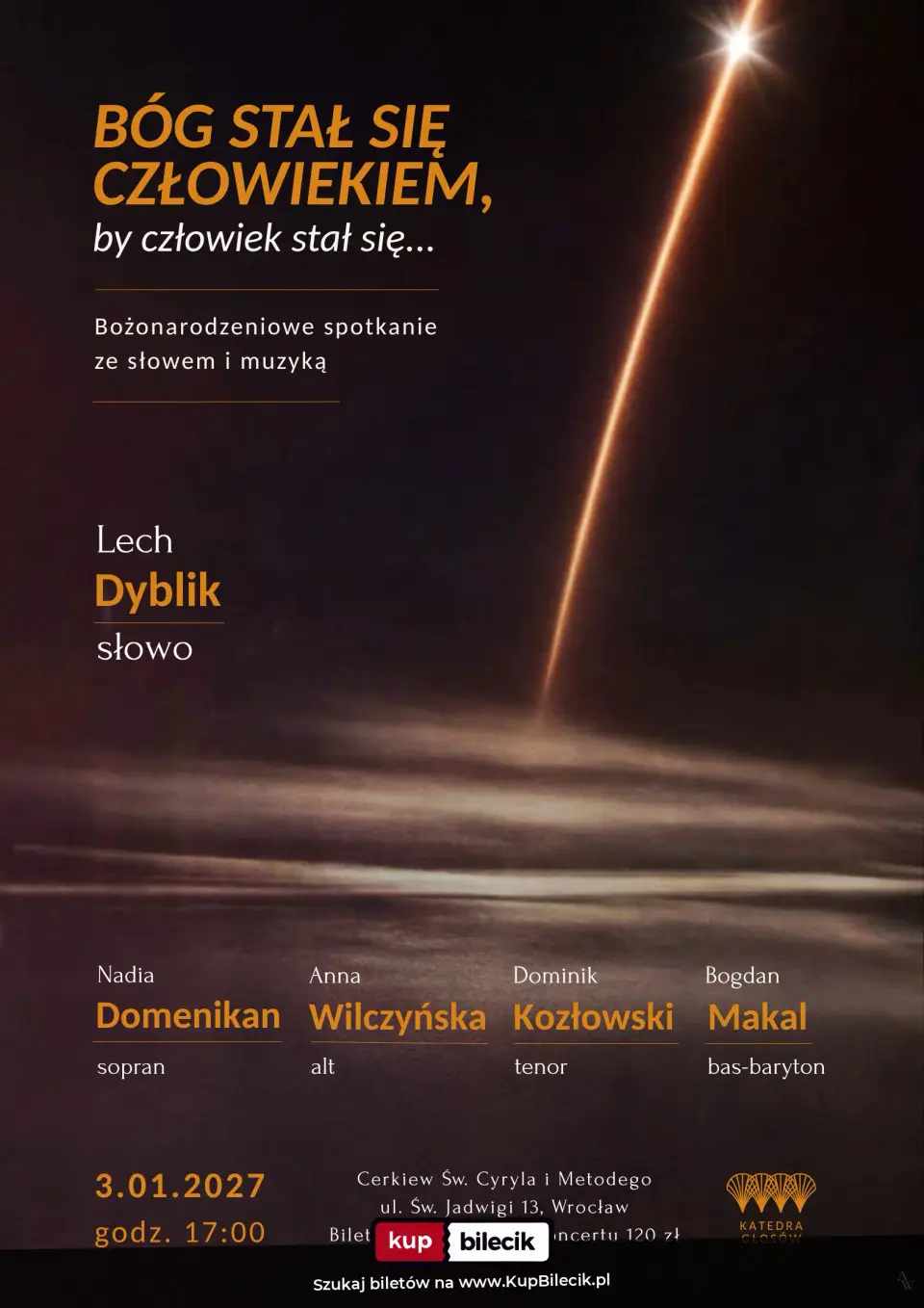 Spotkanie z Gwiazdą – Lech Dyblik i Katedra Głosów - spotkanie bożonarodzeniowe
