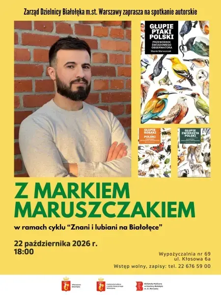 Spotkanie z Markiem Maruszczakiem w Wypożyczalni nr 69
