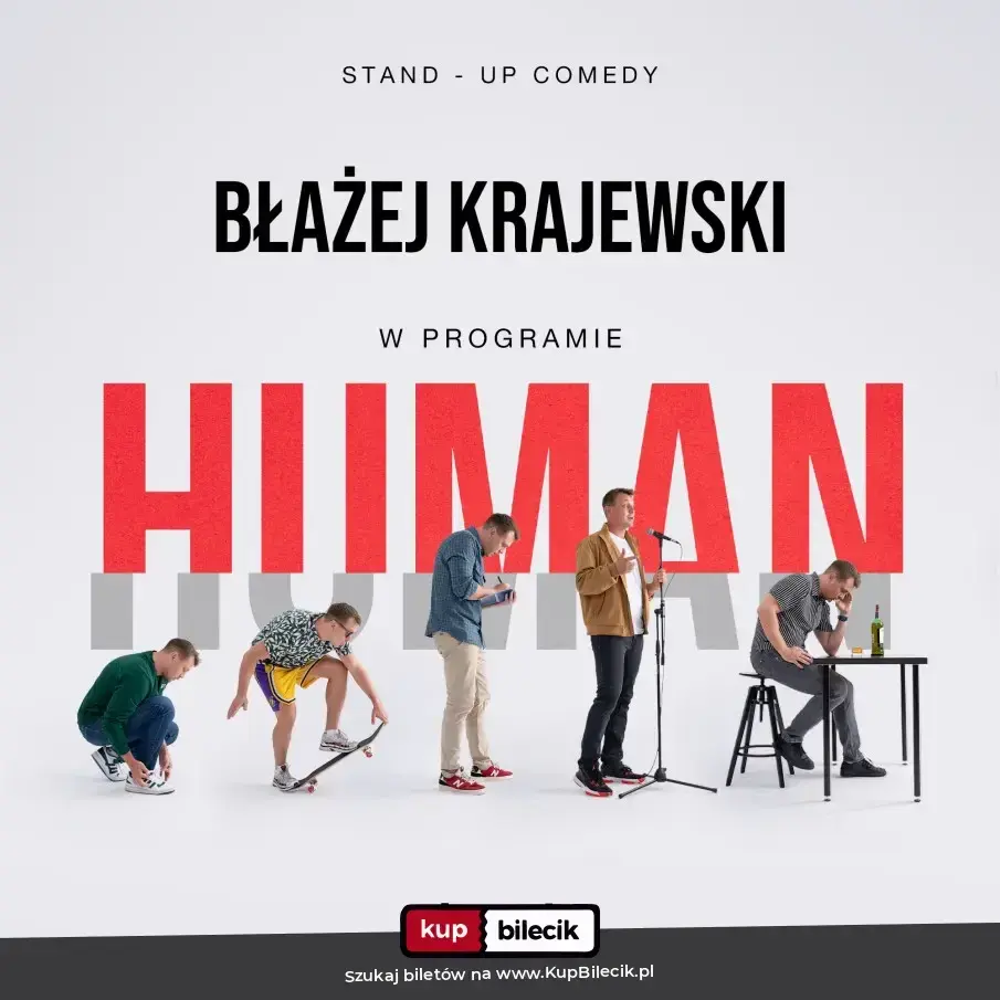 Stand-up: Błażej Krajewski – "Human" - II TERMIN
