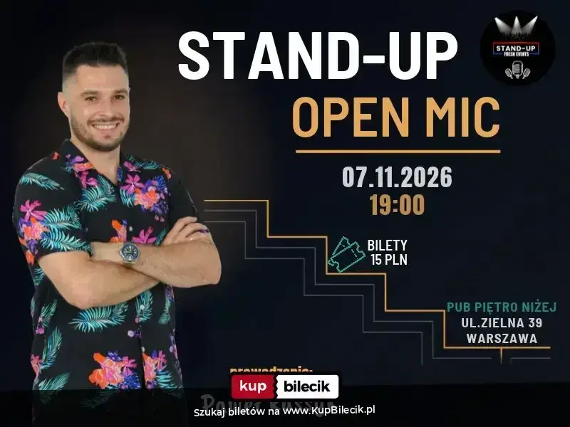 Stand-Up Fresh Events – Testy Programu oraz Open Mic
