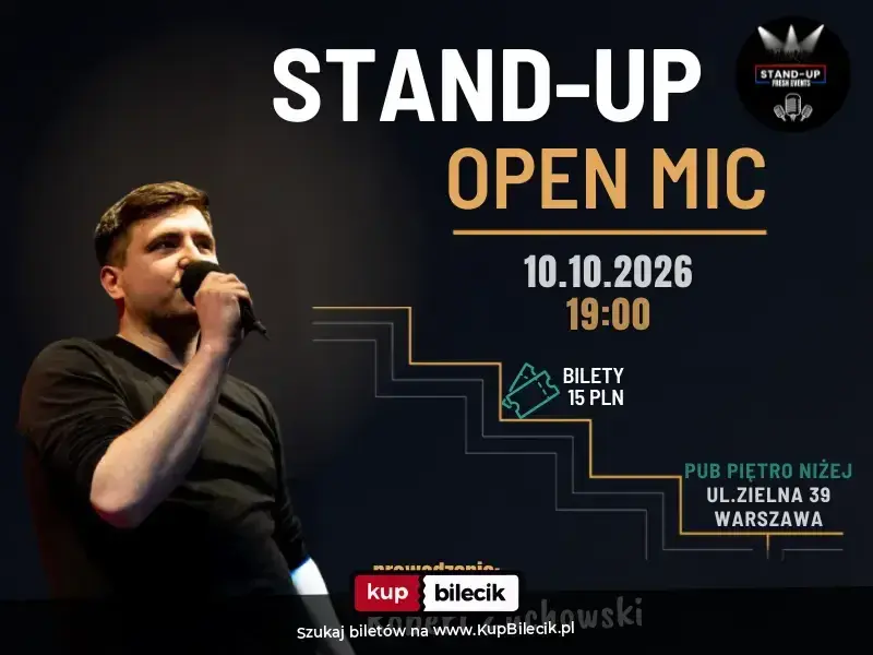 Stand-Up Fresh Events – Testy Programu oraz Open Mic