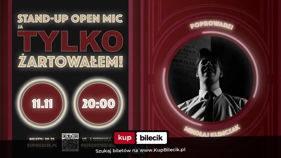 Stand-up: Ja Tylko Żartowałem! – Stand-Up Open Mic